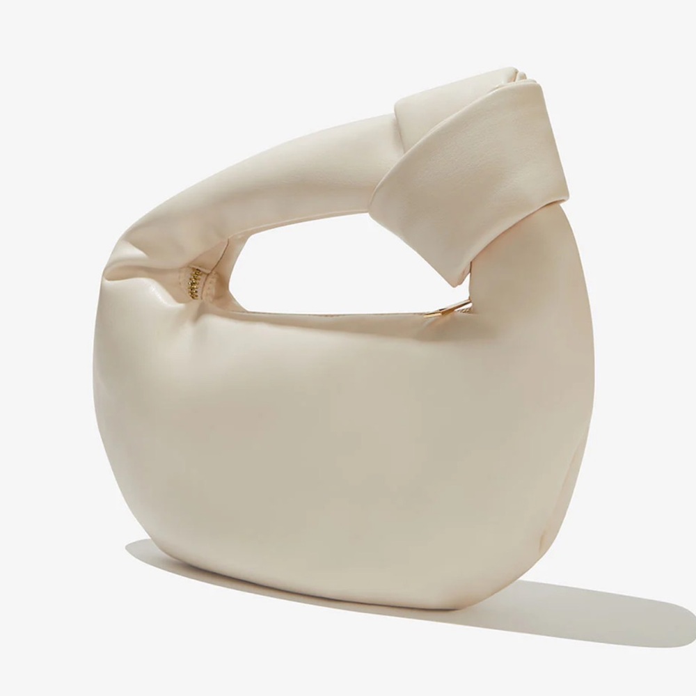 Alexandra Cream Vegan Top Handle Bag